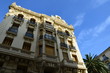 Architecture, façade d'immeuble, ville de Nice