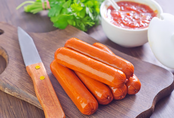 Canvas Print - sausages