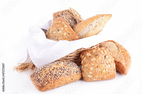 Board z aluminiowym obramowaniem Asortyment chleba