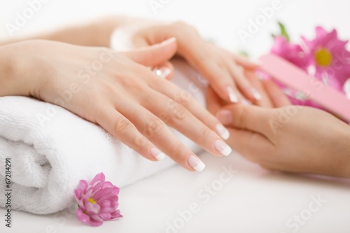 Plakat na papierze fotorealistycznym Manicure