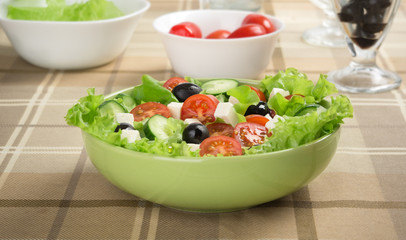 Poster - fresh vegetable salad