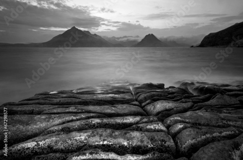 Board z aluminiowym obramowaniem Elgol isle of skye scotland