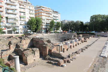 Ancient Agora in Thessaloniki or Roman Forum