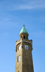 Wall Mural - Pegelturm - St. Pauli-Landungsbrücken - Hamburg