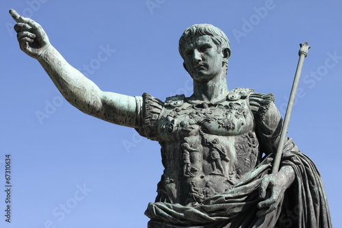 Fotografía Roman emperor Augustus in Rome, Italy