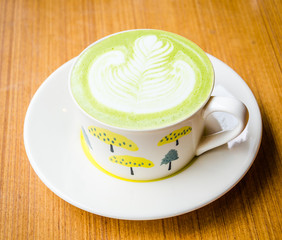 Wall Mural - Green tea latte