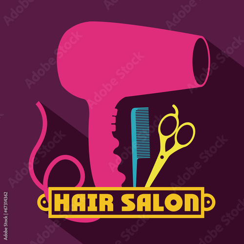 Tapeta ścienna Salon fryzjerski