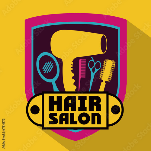 Tapeta ścienna Salon fryzjerski