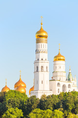 Wall Mural - golden domes of Orthodox churches in Moscow