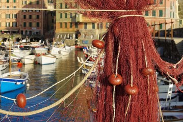 Wall Mural - Camogli Fischernetze - Camogli fishing net 04