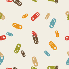 Sticker - seamless background: joystick