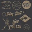 Vintage Baseball Labels