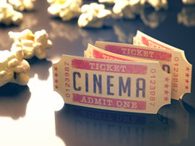 Cinema Vintage. Clipping Path Included.