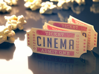 Cinema Vintage. Clipping path included.