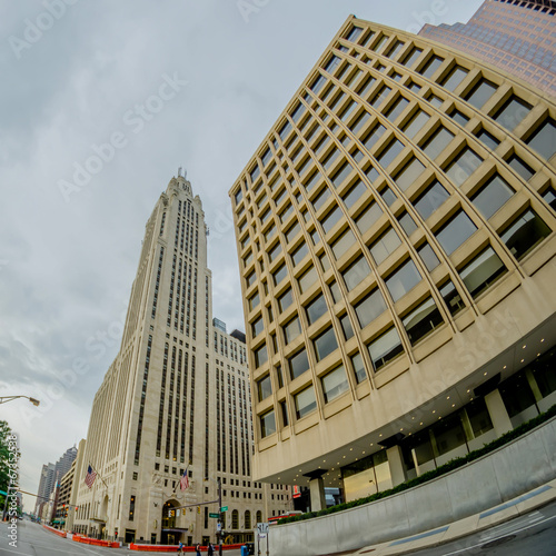 Naklejka samoprzylepna Widok na panoramę columbus, ohio,