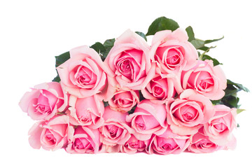 Sticker - bouquet of fresh pink roses