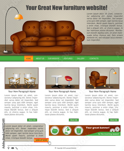 Website Template 51 Buy This Stock Vector And Explore Similar