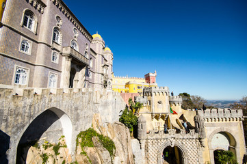 Poster - Palace da Pena. Sintra, Lisbon. Portugal.