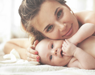 mother with baby