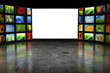 © Leigh Prather - Tv screeen with images