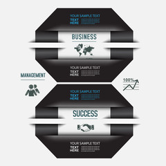 Poster - Modern design for 3D business infographic