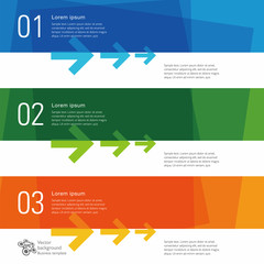 Wall Mural - Infographics Web Banner & Label Design