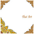 © hadkhanong - Vector Thai art frame