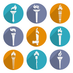 Sticker - Torch Icons Set