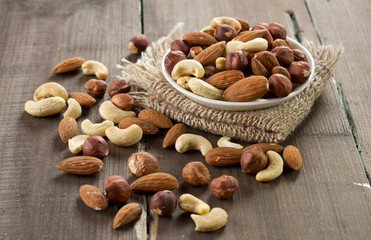 Wall Mural - Assorted nuts