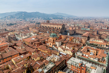 Wall Mural - Bologna from Asinelli Tower