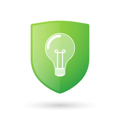 Sticker - Shield icon with a lightbulb