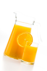 Orange juice glass