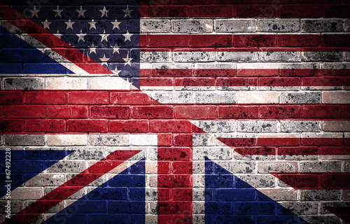 Fotografie, Obraz A concept of the partnership between Britten and America.