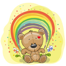 Bear With Rainbow