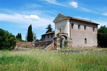 Wall Mural - Ruins of the old and beautiful city Rome