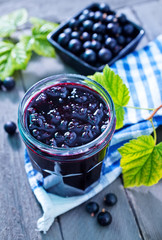 Wall Mural - black currant jam