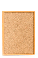 Poster - Cork board isolated white background