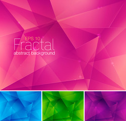 Wall Mural - fractal abstract background