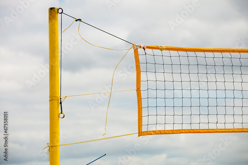 Naklejka samoprzylepna Letni sport siatkówki. 