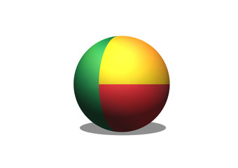 Poster - Benin flag themes idea design