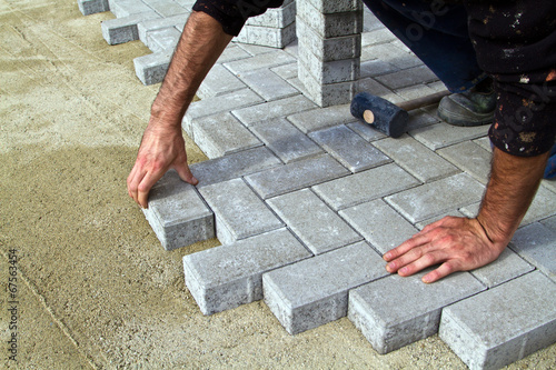 Fotografía Construction of pavement