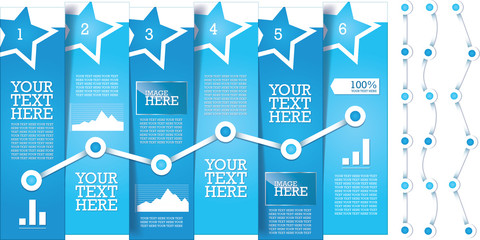 Editable simple info graphic banner design template