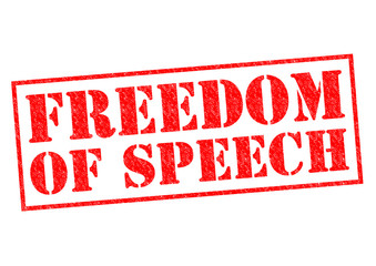 Wall Mural - FREEDOM OF SPEECH