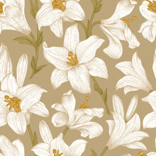 Seamless Vector Floral Pattern.