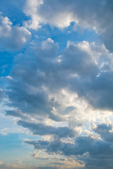 Canvas Print - Cloud on Sky