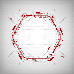Wall Mural - technology abstract background. vector.