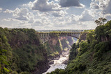Fototapeta  - Victoria Falls Bridge in Zambia