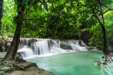 Fototapeta Krajobraz - Waterfall in rainforest