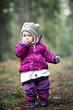 Small girl in the forest