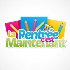 Poster - c'est la rentrée